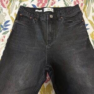 Mango Black NewMom Jeans